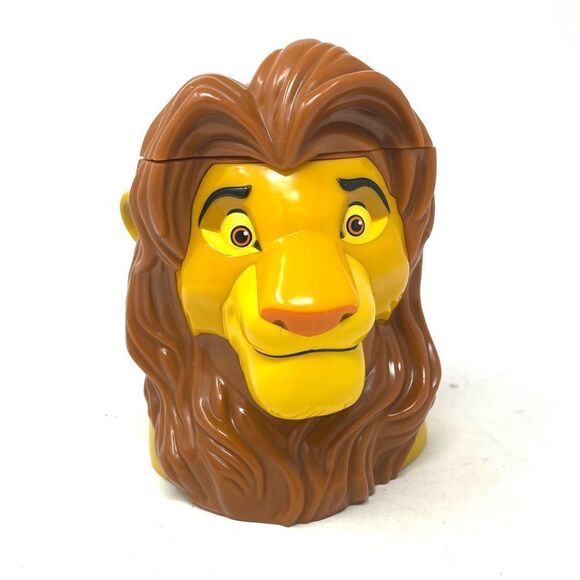 DISNEY'S ON ICE LARGE LIDDED LION KING SIMBA HEAD MUG - Picture 1 of 5